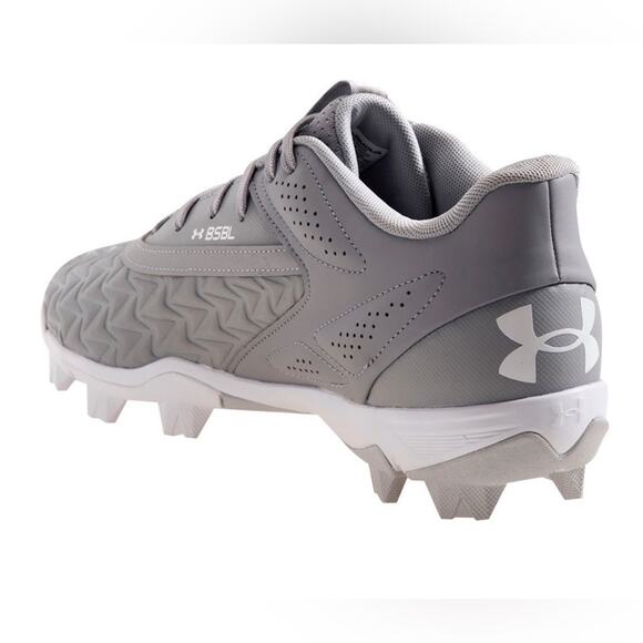 Under Armour Men’s Leadoff Low RM 3.0 Light Gray Molded Baseball Cleats. Sz 6.5 - Picture 1 of 12